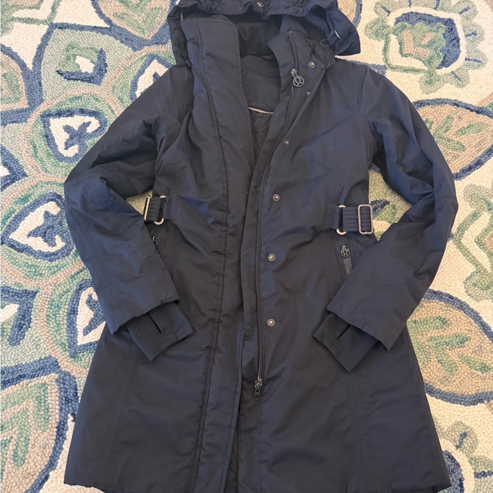 Lululemon Women's Black Hooded Coat
